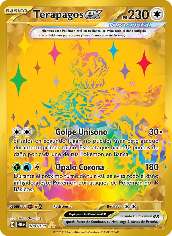 Terapagos ex (Prismatic Evolutions #180/131)