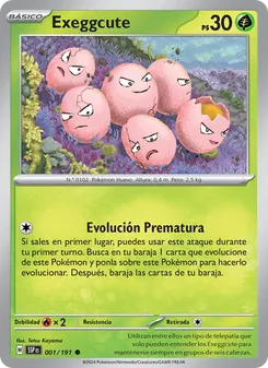 Exeggcute (Chispas Fulgurantes #001/191)