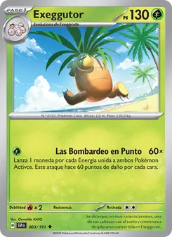 Exeggutor (Chispas Fulgurantes #003/191)