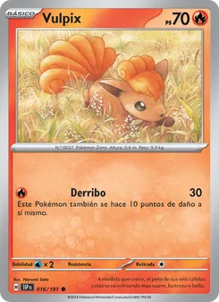 Vulpix (Chispas Fulgurantes #016/191)