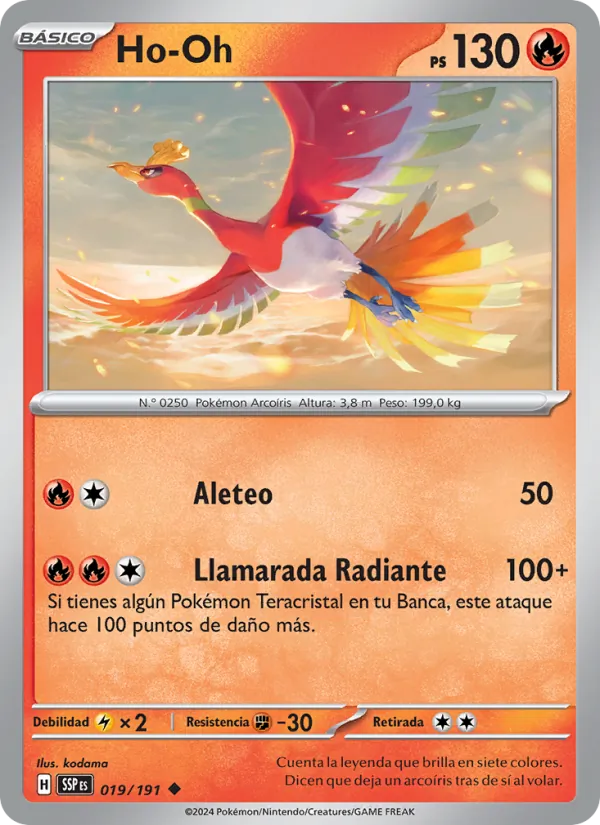 Ho-Oh (Chispas Fulgurantes #019/191)