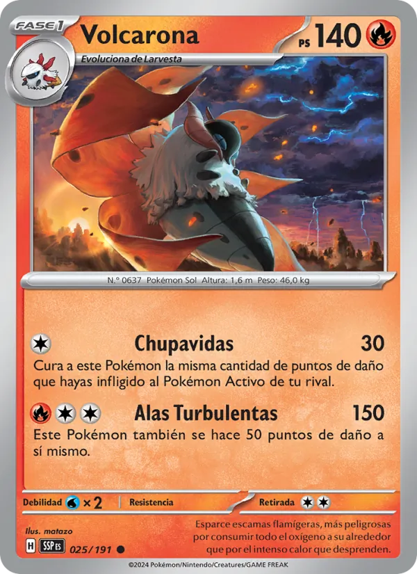 Volcarona (Surging Sparks #025/191)