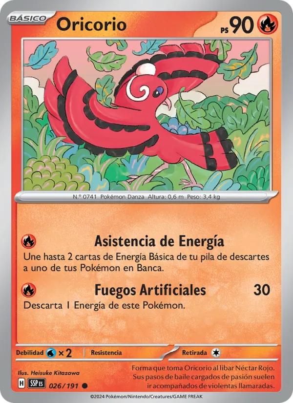 Oricorio (Surging Sparks #026/191)