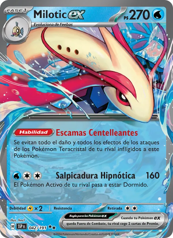 Milotic ex (Chispas Fulgurantes #042/191)
