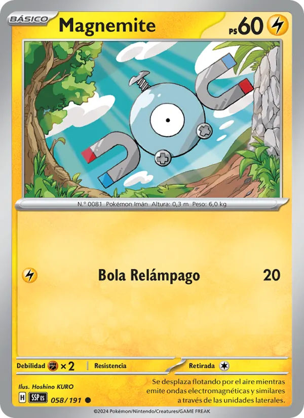 Magnemite (Chispas Fulgurantes #058/191)