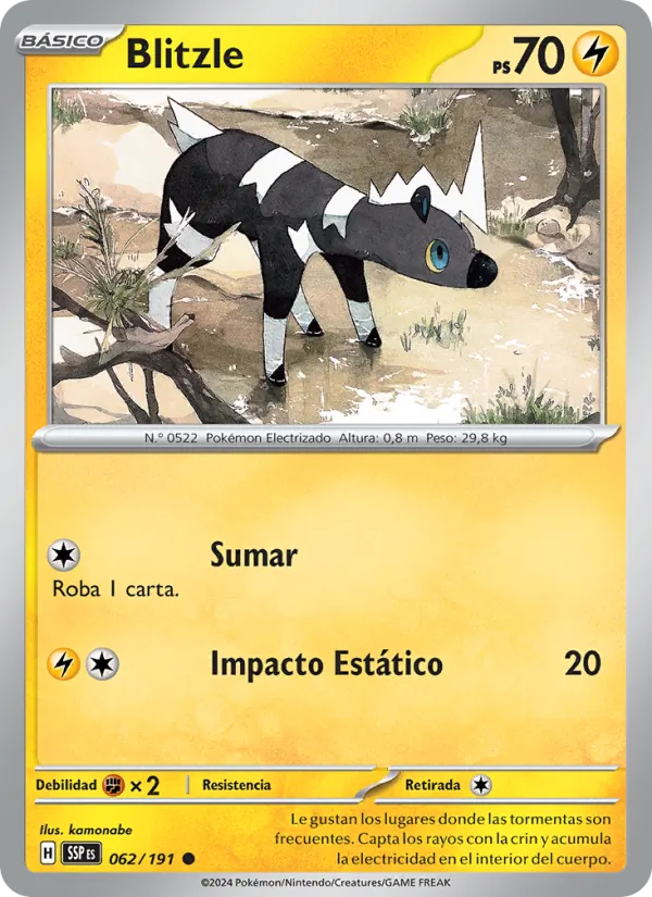 Blitzle (Chispas Fulgurantes #062/191)