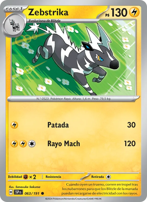 Zebstrika (Surging Sparks #063/191)