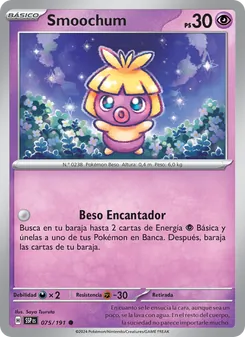 Smoochum (Chispas Fulgurantes #075/191)