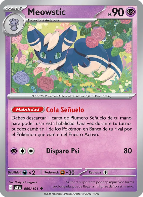 Meowstic (Chispas Fulgurantes #085/191)