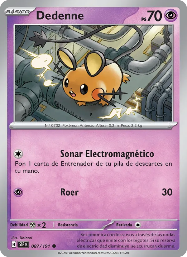 Dedenne (Chispas Fulgurantes #087/191)