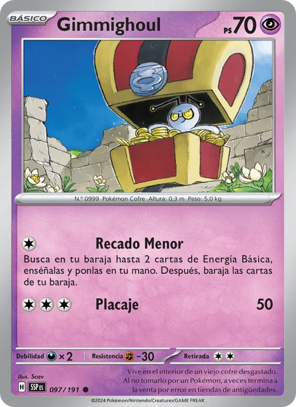 Gimmighoul (Chispas Fulgurantes #097/191)