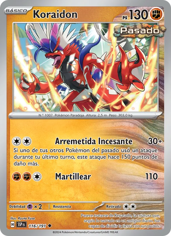 Koraidon (Chispas Fulgurantes #116/191)