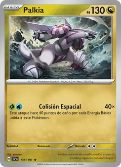 Palkia (Chispas Fulgurantes #136/191)