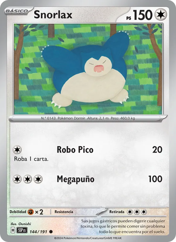 Snorlax (Surging Sparks #144/191)