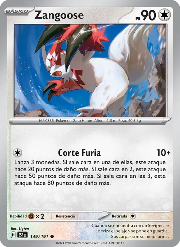 Zangoose (Surging Sparks #149/191)