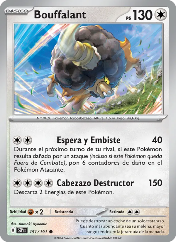 Bouffalant (Chispas Fulgurantes #151/191)