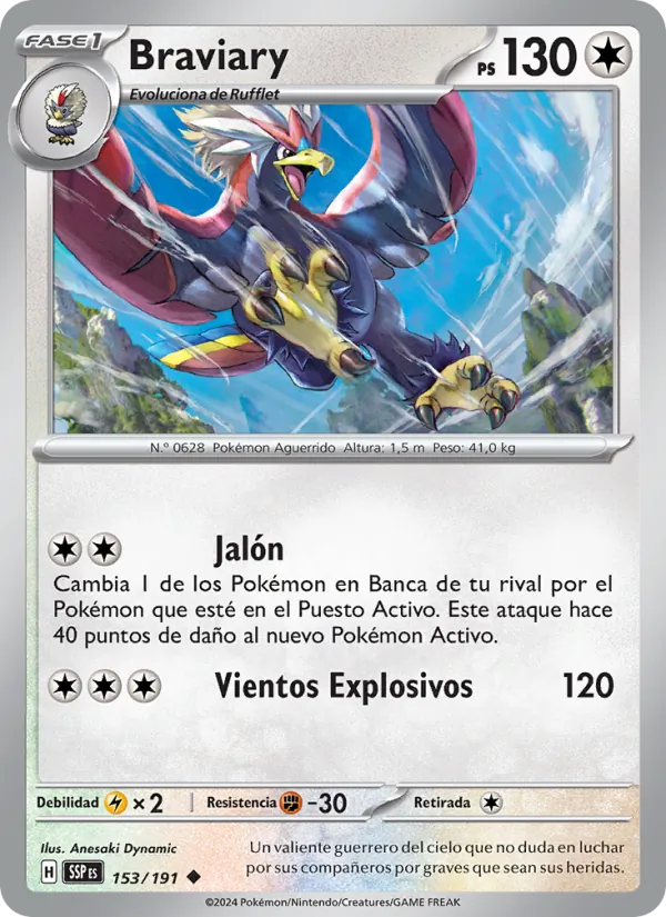 Braviary (Chispas Fulgurantes #153/191)