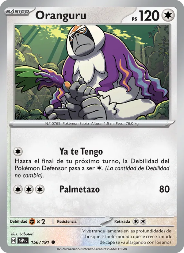 Oranguru (Surging Sparks #156/191)