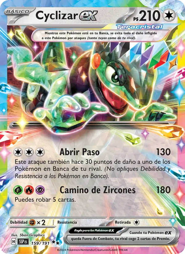 Cyclizar ex (Surging Sparks #159/191)