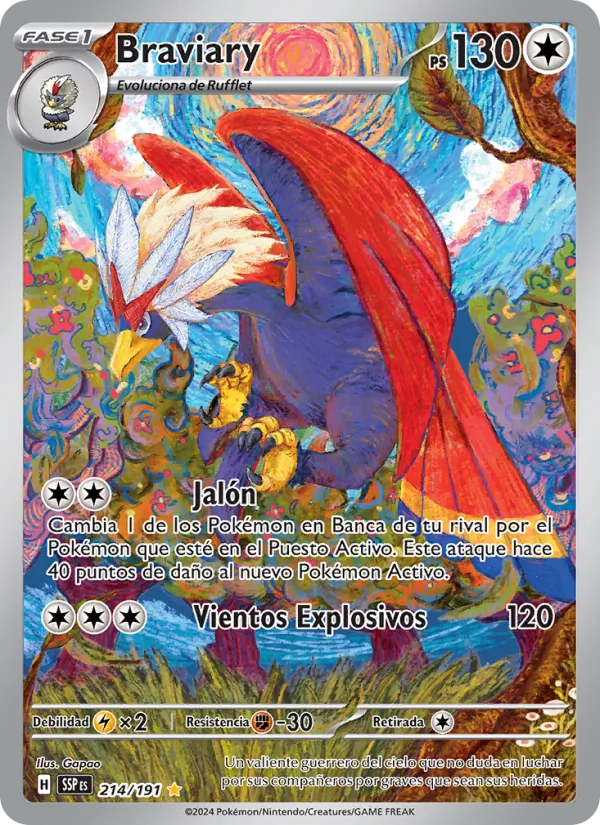 Braviary (Chispas Fulgurantes #214/191)