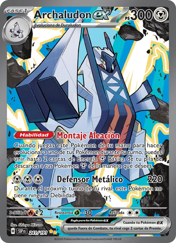 Archaludon ex (Chispas Fulgurantes #241/191)