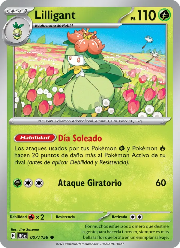 Lilligant (Juntos de Aventuras #007/159)