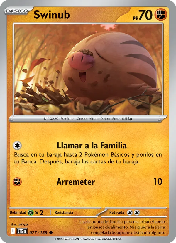 Swinub (Juntos de Aventuras #077/159)