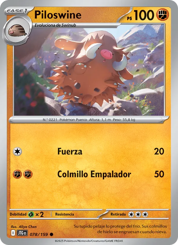 Piloswine (Juntos de Aventuras #078/159)