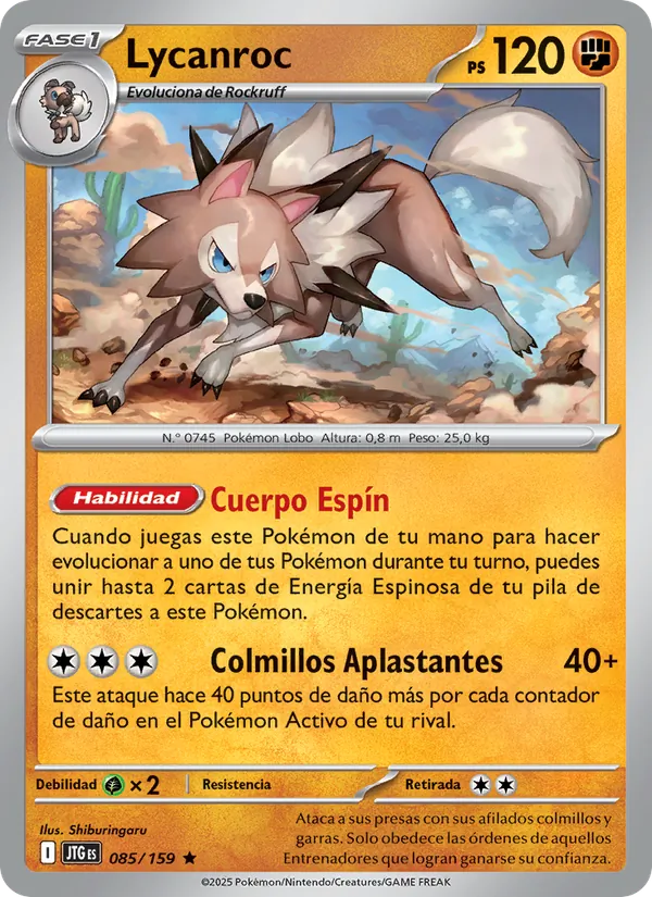 Lycanroc (Juntos de Aventuras #085/159)
