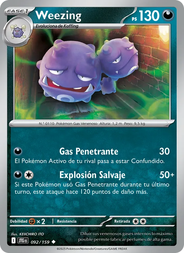 Weezing (Journey Together #092/159)