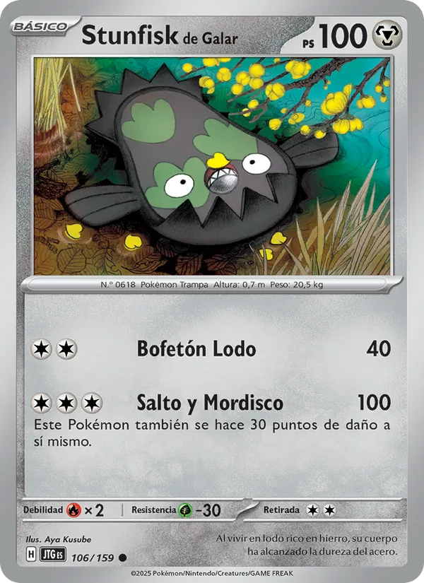 Stunfisk de Galar (Journey Together #106/159)