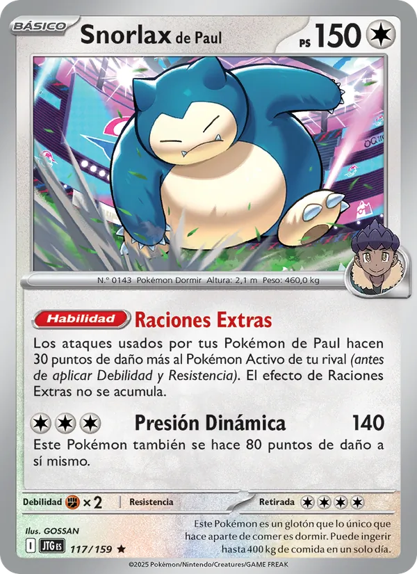 Snorlax de Paul (Journey Together #117/159)
