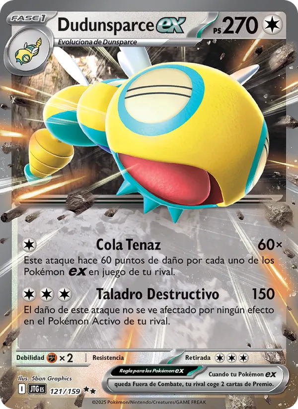 Dudunsparce ex (Journey Together #121/159)