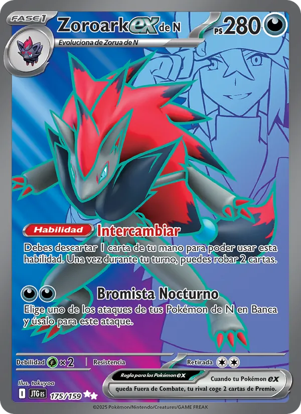 Zoroark ex de N (Juntos de Aventuras #175/159)