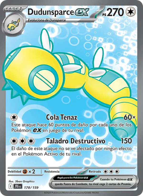 Dudunsparce ex (Journey Together #178/159)