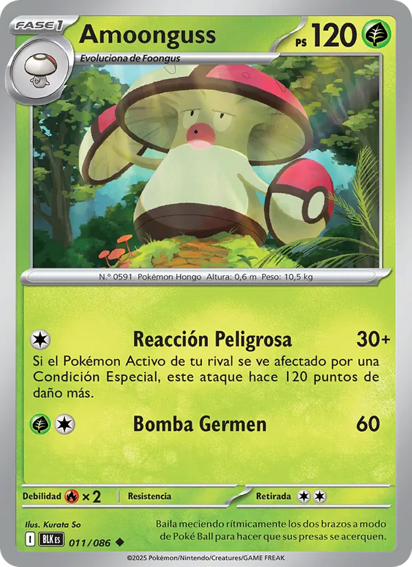 Amoonguss (Fulgor Negro #011/86)
