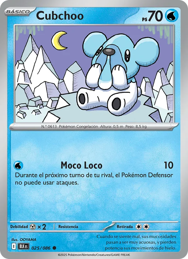Cubchoo (Fulgor Negro #025/86)