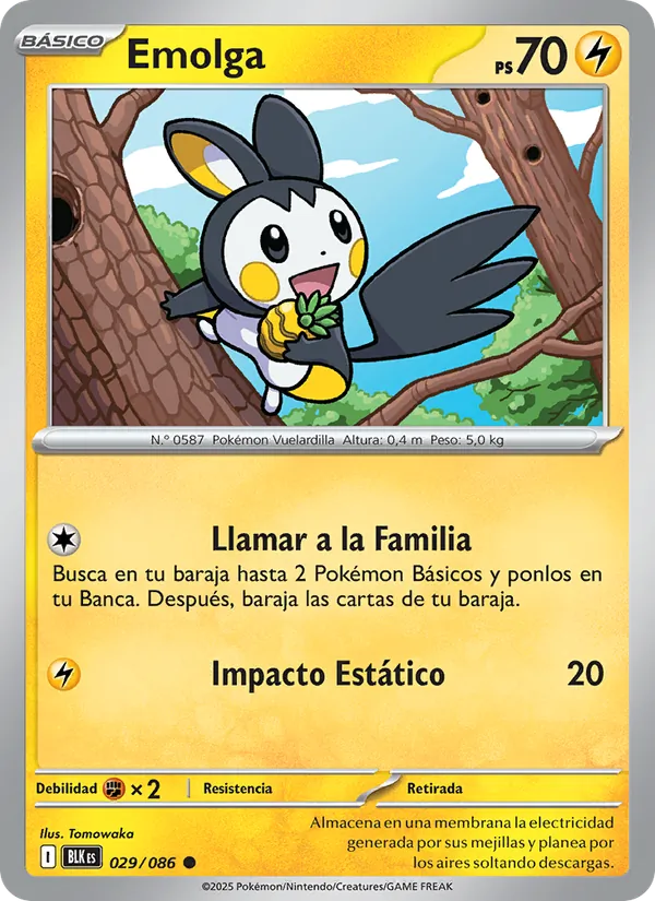 Emolga (Fulgor Negro #029/86)