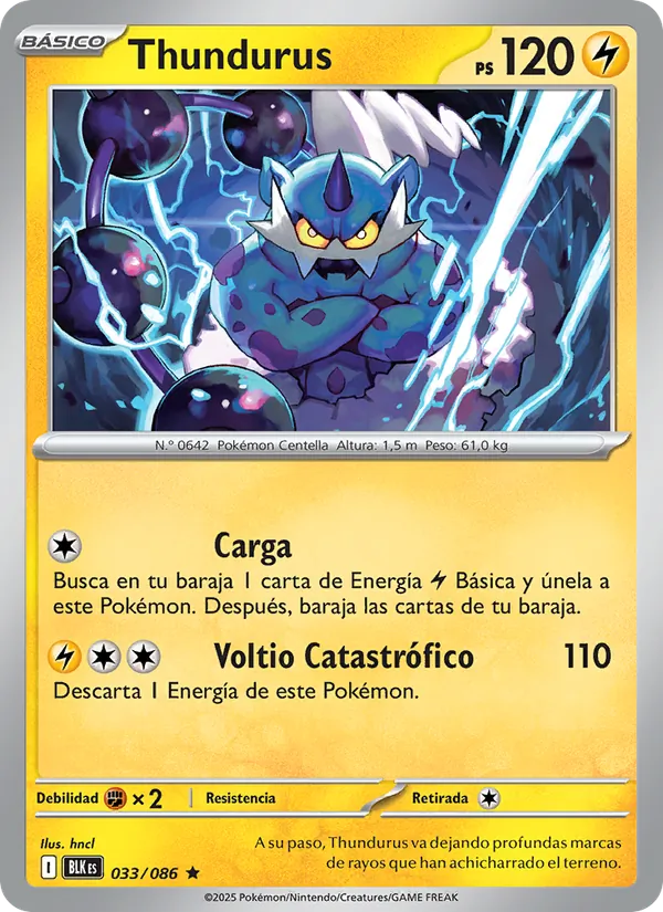 Thundurus (Fulgor Negro #033/86)