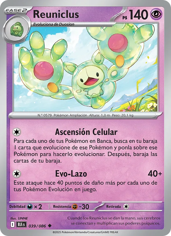Reuniclus (Fulgor Negro #039/86)