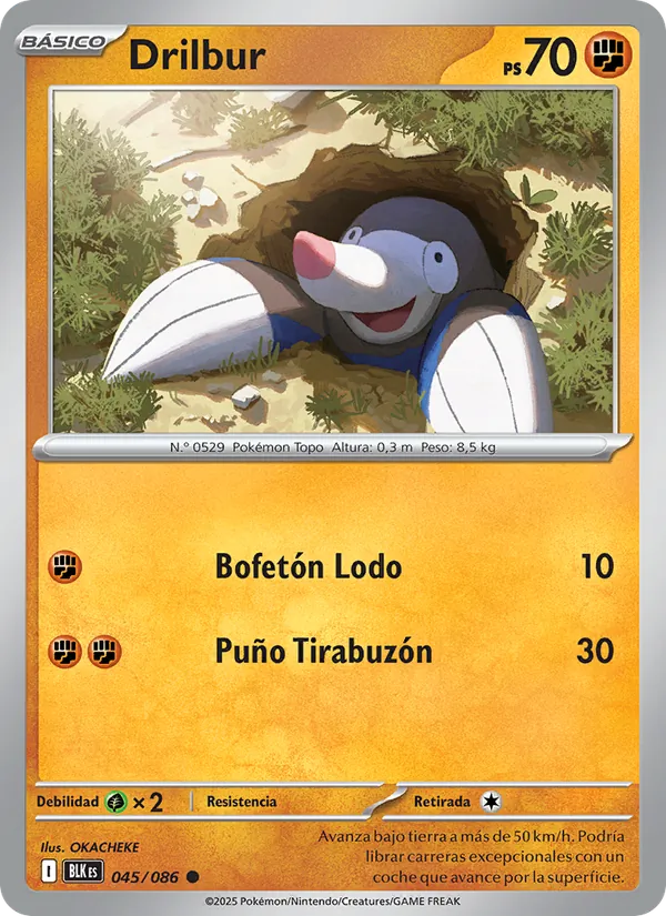Drilbur (Fulgor Negro #045/86)