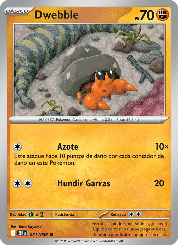 Dwebble (Fulgor Negro #051/86)