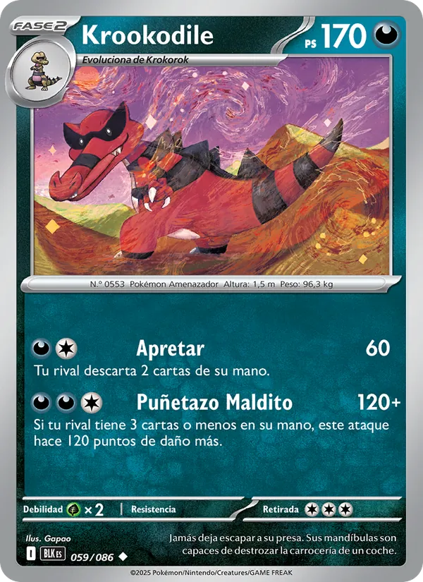 Krookodile (Fulgor Negro #059/86)