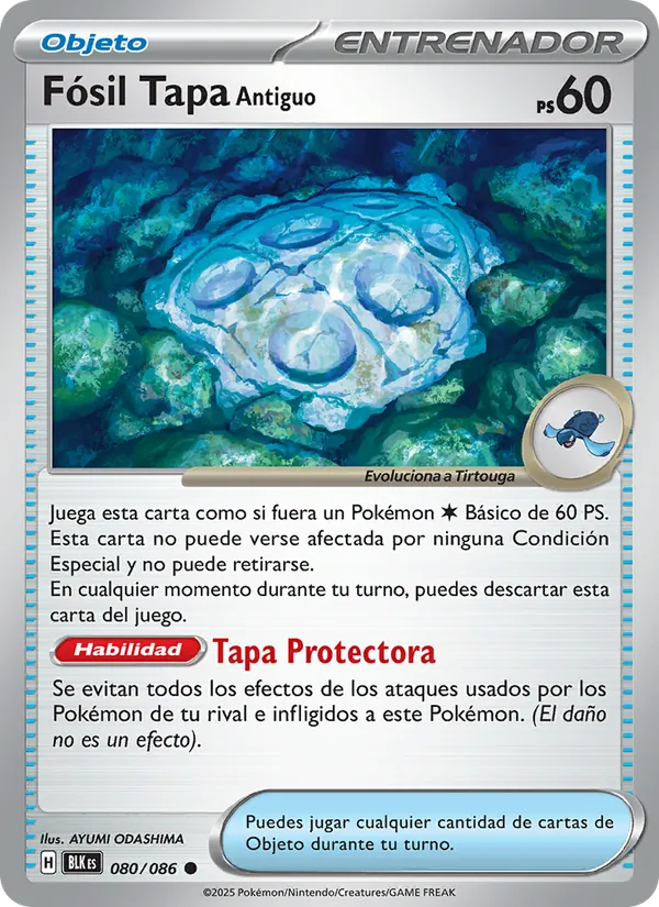 Fósil Tapa Antiguo (Fulgor Negro #080/86)