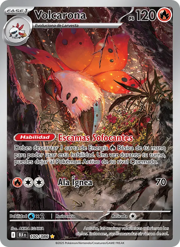 Volcarona (Fulgor Negro #100/86)