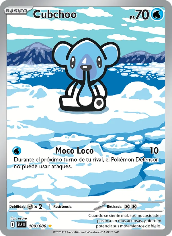 Cubchoo (Fulgor Negro #109/86)