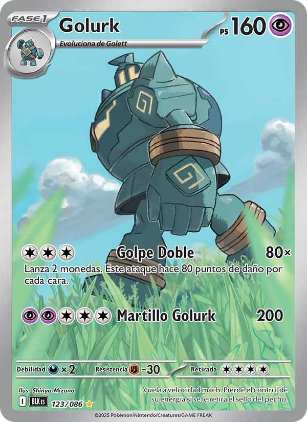 Golurk (Fulgor Negro #123/86)