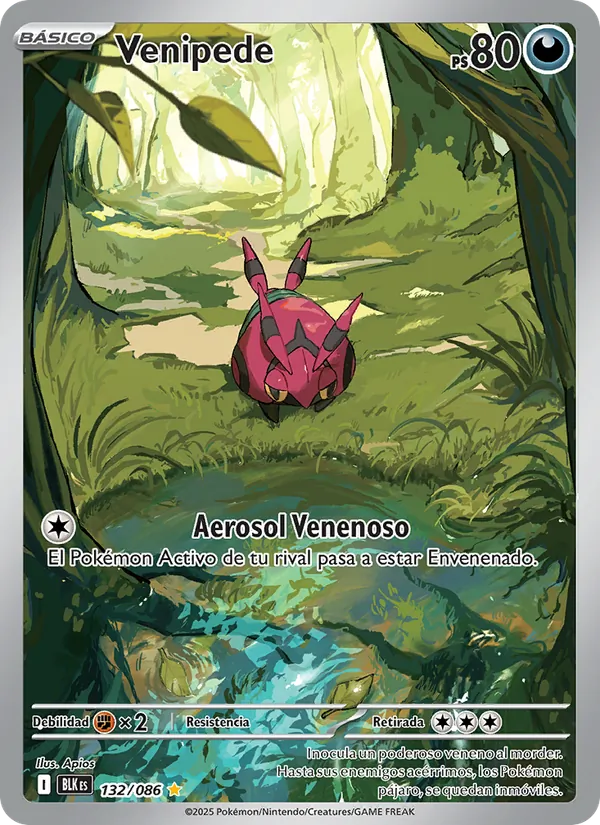 Venipede (Fulgor Negro #132/86)