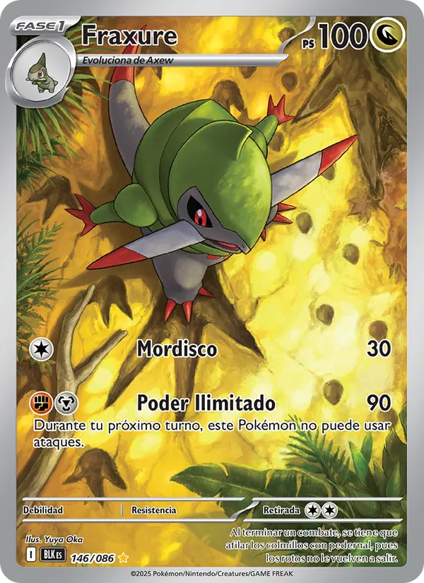 Fraxure (Fulgor Negro #146/86)