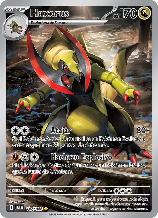 Haxorus (Fulgor Negro #147/86)